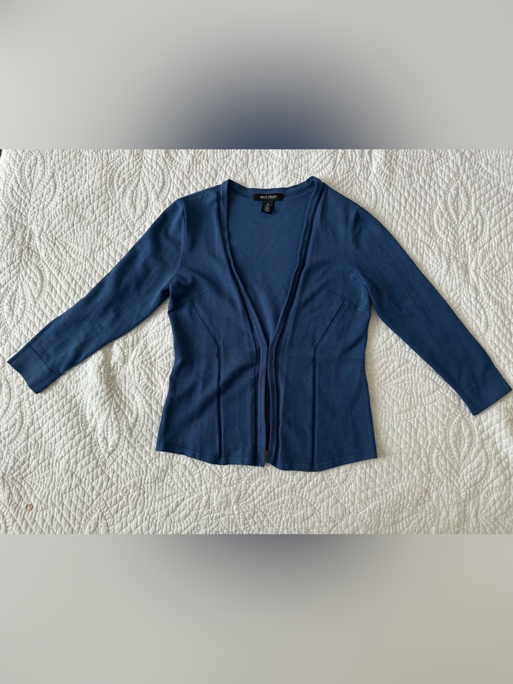 White House Black Market Navy Open-Front Women’s Sweater Cardigan
